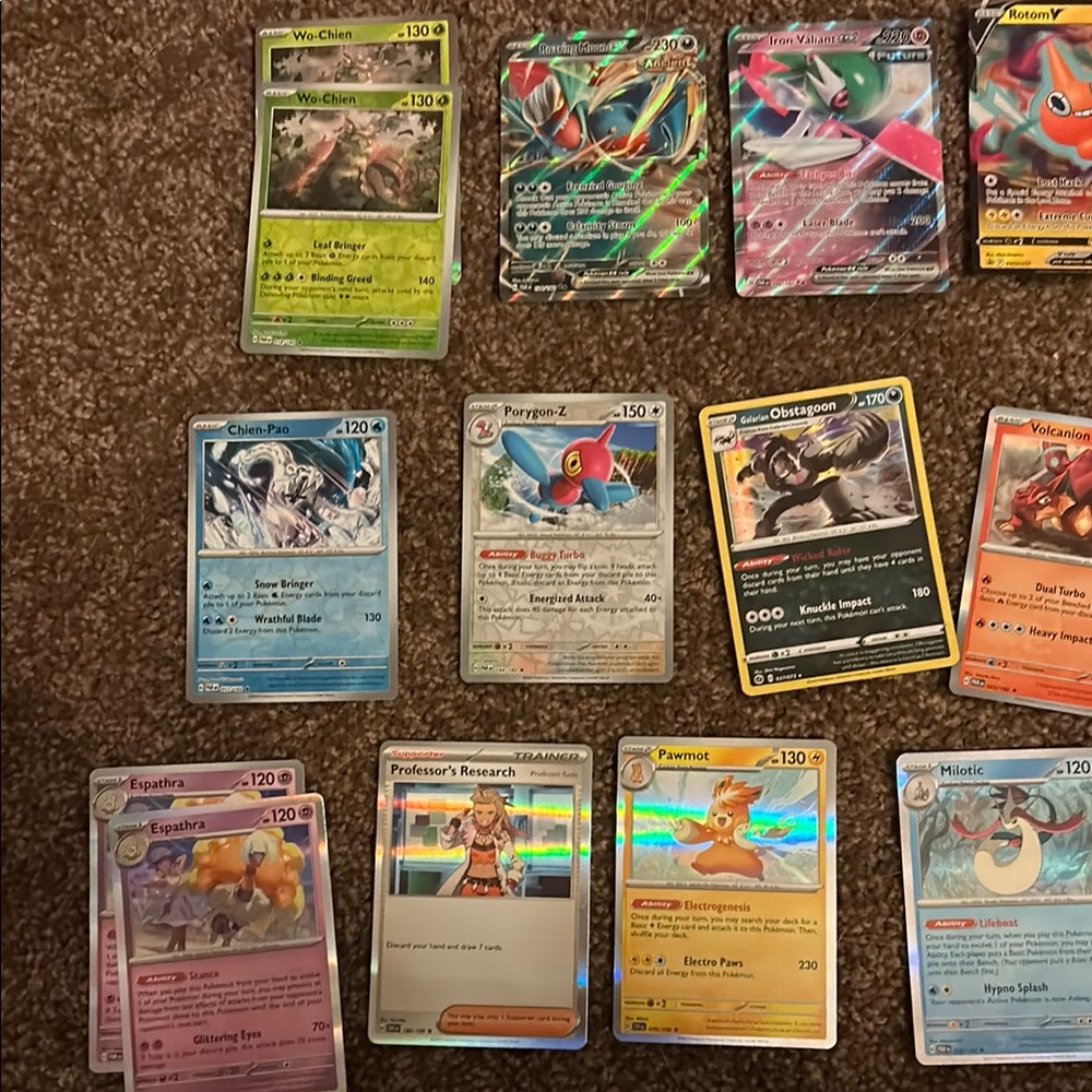 Colorful Trading Card Game Set
